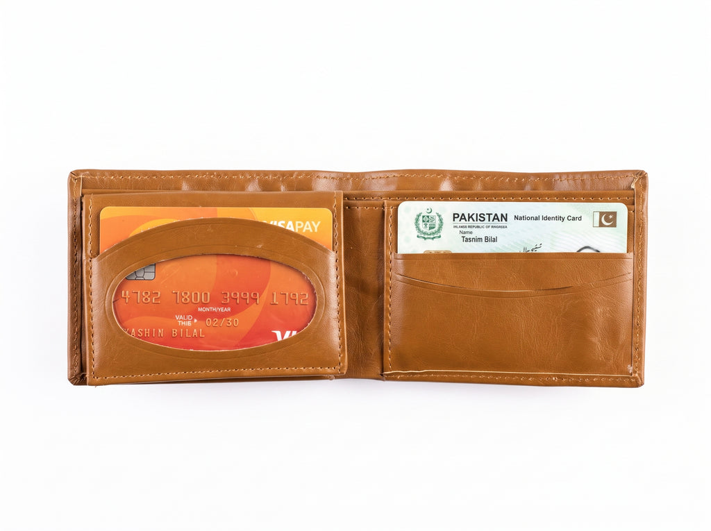 Premium Men's Faux Leather Bi-Fold Wallet
