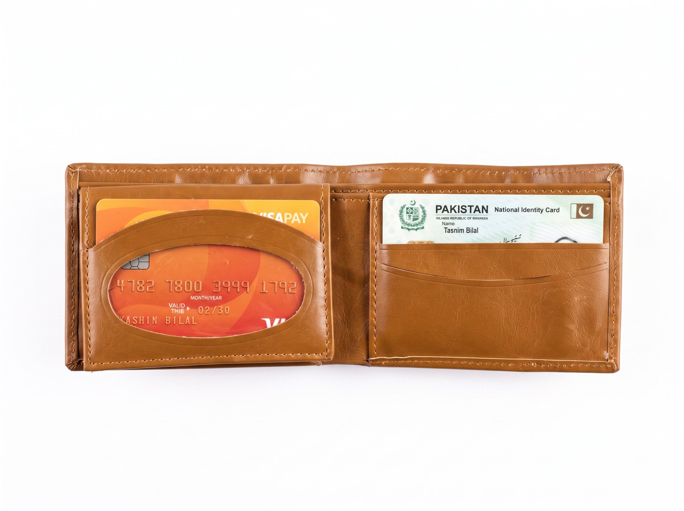 Premium Men's Faux Leather Bi-Fold Wallet