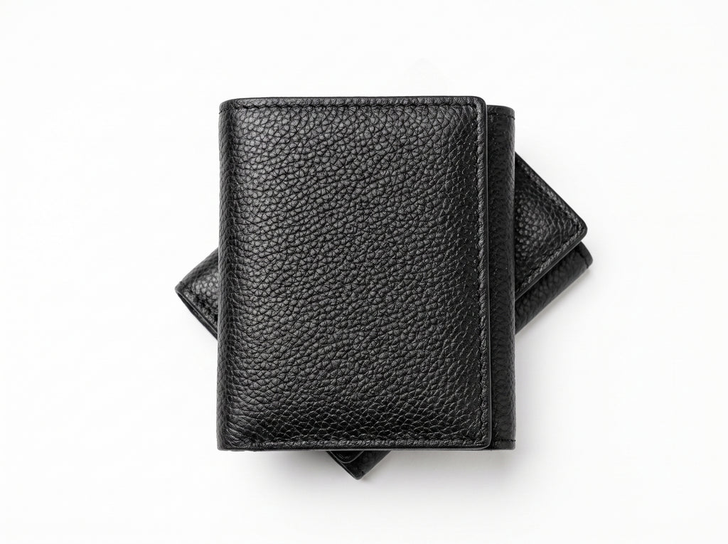 Premium Textured Leather Trifold Wallet
