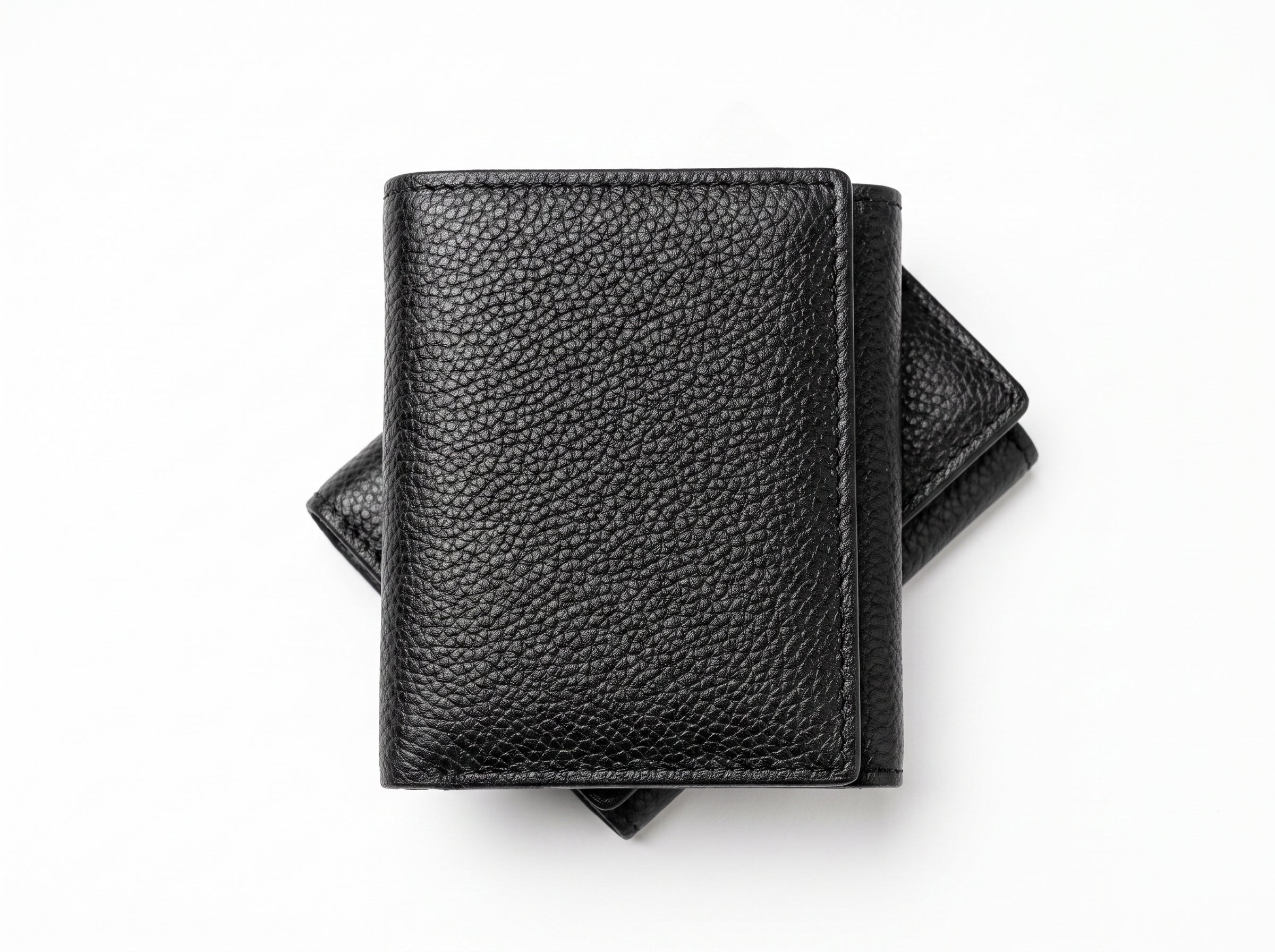 Premium Textured Leather Trifold Wallet
