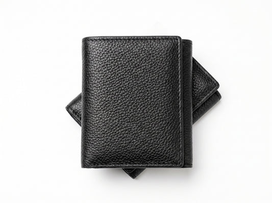 Premium Textured Leather Trifold Wallet