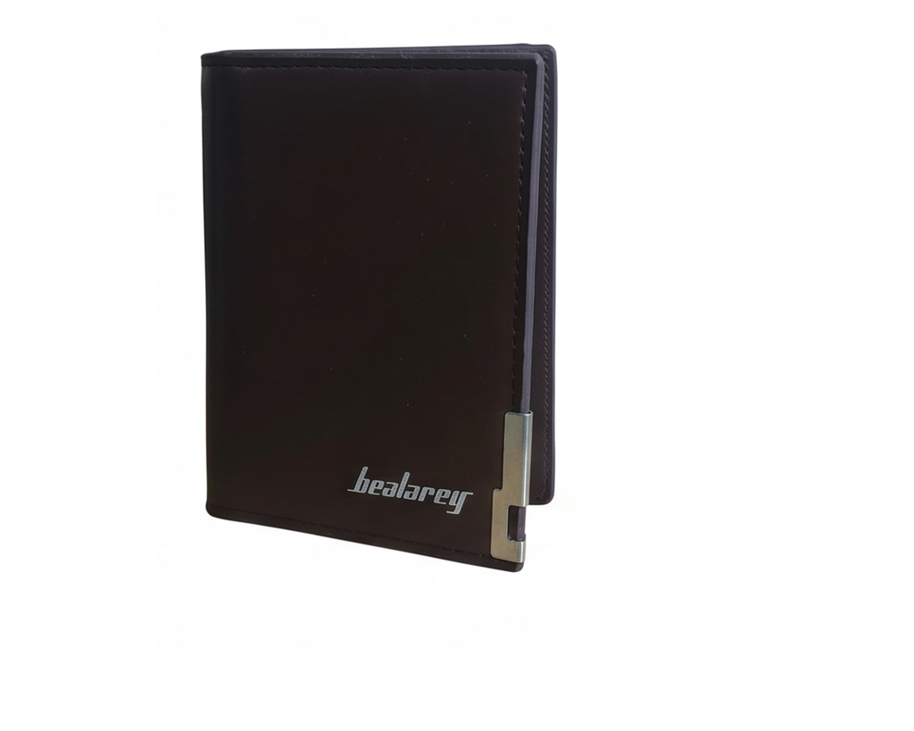 Leather Zipper Wallet with Wrist Strap